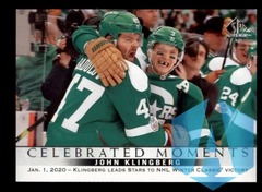 2020-21 SP Authentic Base Celebrated Moments #101 John Klingberg - Dallas Stars